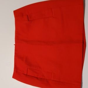 Maje red mini skirt made of wool